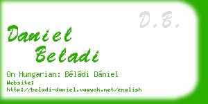 daniel beladi business card